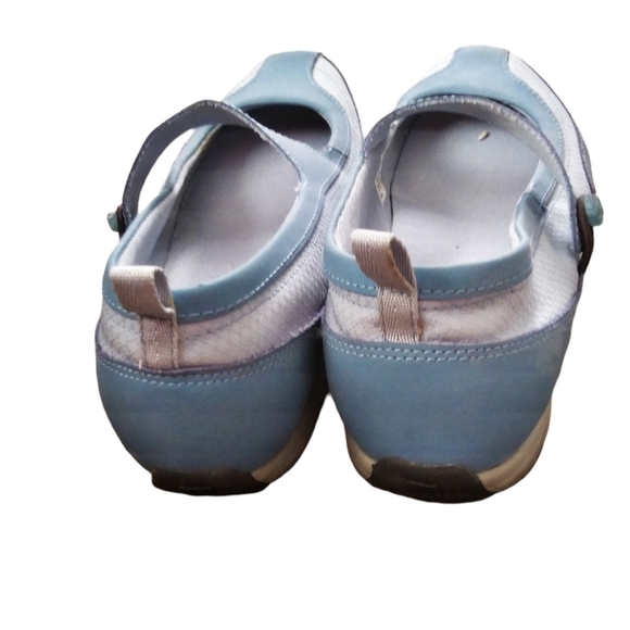 Land's End Blue suede Mary Jane Shoes 8 - Picture 3 of 6